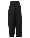 High Woman Pants Black Size 6 Virgin Wool, Polyester, Elastane