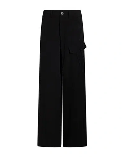 High Woman Pants Black Size 8 Polyester, Elastane