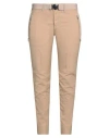 High Woman Pants Camel Size 10 Polyamide, Elastane In Beige