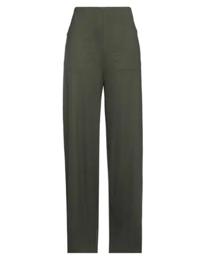High Woman Pants Dark Green Size 4 Rayon, Nylon, Elastane