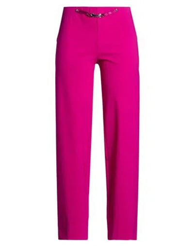 High Woman Pants Fuchsia Size 4 Nylon, Elastane In Pink