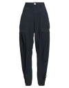 High Woman Pants Midnight Blue Size 10 Cotton In Blue