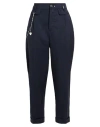 High Woman Pants Midnight Blue Size 10 Virgin Wool In Blue