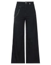 High Woman Pants Midnight Blue Size 4 Cotton, Linen, Elastane In Blue