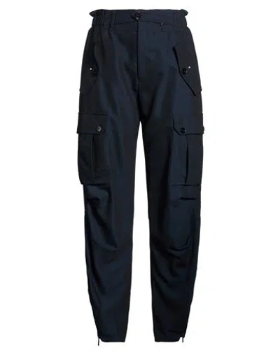 High Woman Pants Midnight Blue Size 8 Lyocell, Virgin Wool