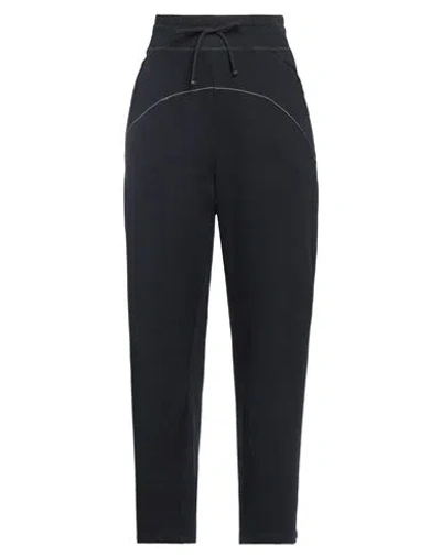 High Woman Pants Midnight Blue Size S Cotton, Nylon, Elastane In Black
