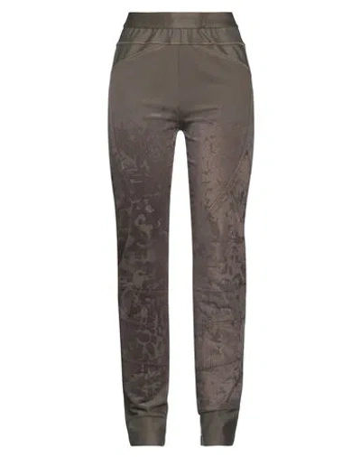 High Woman Pants Military Green Size 10 Nylon, Elastane