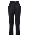 High Woman Pants Navy Blue Size 8 Virgin Wool