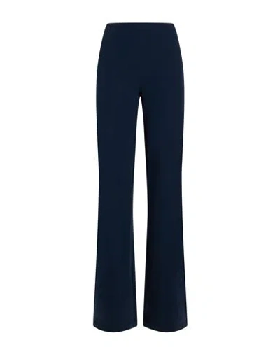 High Woman Pants Navy Size 6 Nylon, Elastane In Blue