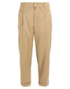 High Woman Pants Sand Size 12 Virgin Wool In Beige