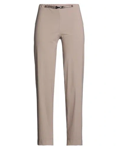 High Woman Pants Taupe Size 2 Nylon, Elastane In Grey