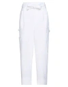 High Pants In White