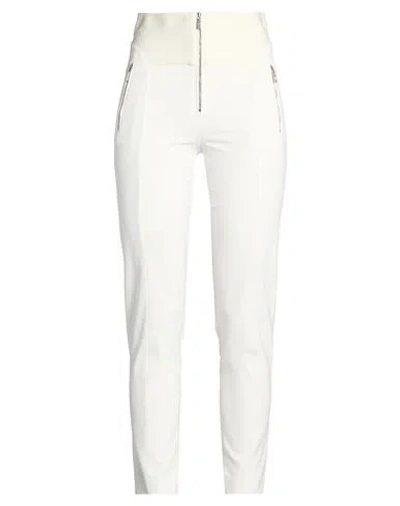 High Woman Pants White Size 4 Nylon, Elastane