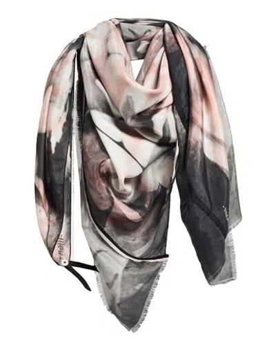 High Woman Scarf Grey Size - Silk In Pattern