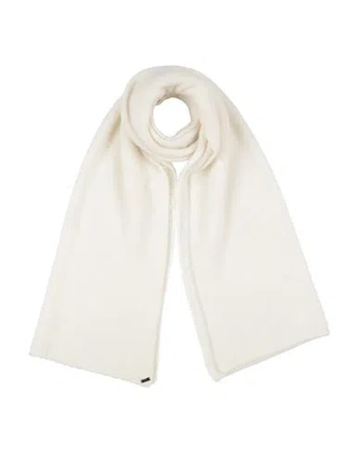 High Woman Scarf Ivory Size - Nylon, Wool, Alpaca Wool, Elastane In White