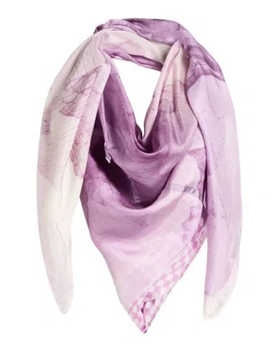 High Woman Scarf Lilac Size - Silk In Purple