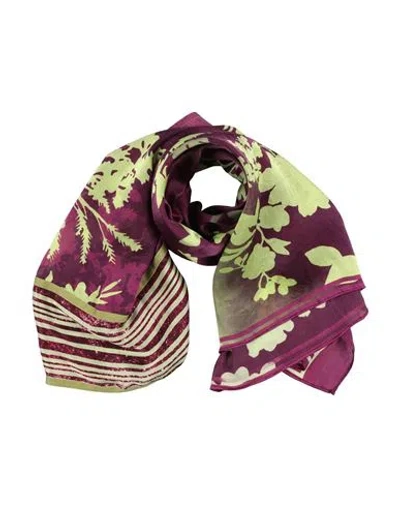 High Woman Scarf Mauve Size - Silk In Purple