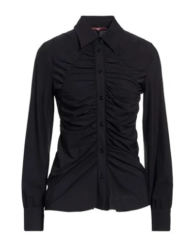 High Woman Shirt Black Size 10 Nylon, Elastane