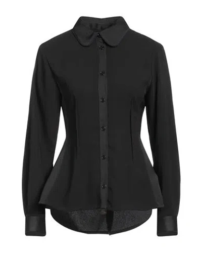 High Woman Shirt Black Size 12 Polyester