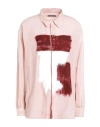 High Woman Shirt Brick Size Xs Cotton, Cashmere In Red