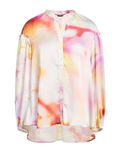 High Woman Shirt Ivory Size 4 Polyester In White