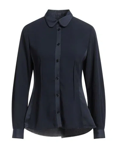 High Woman Shirt Midnight Blue Size 12 Polyester