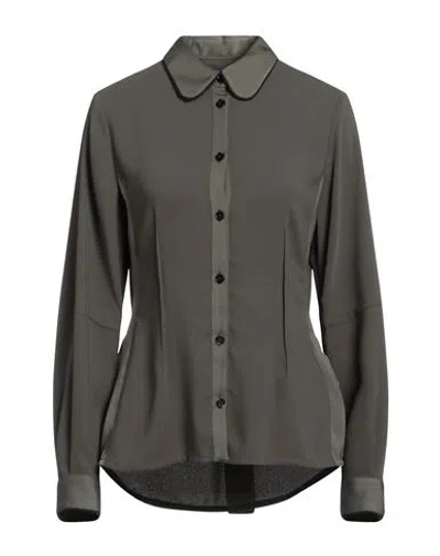 High Woman Shirt Military Green Size 12 Polyester