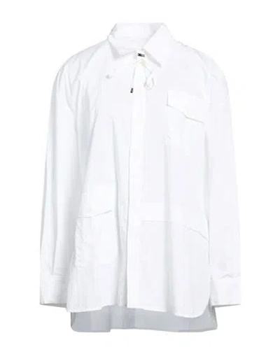 High Woman Shirt White Size 8 Cotton