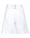 High Woman Shorts & Bermuda Shorts White Size 4 Hemp, Cotton, Cupro