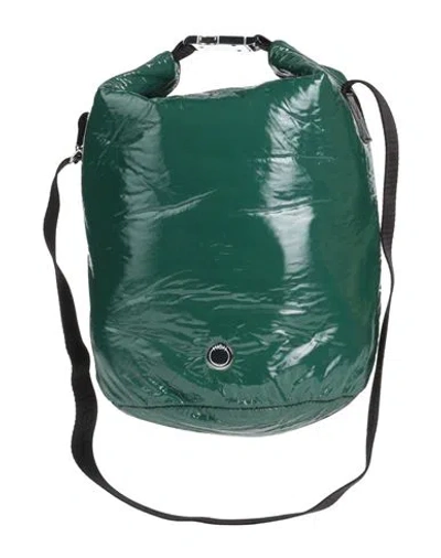 High Woman Shoulder Bag Green Size - Polyester, Nylon, Polyurethane In Black