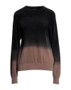 High Woman Sweater Black Size Xl Nylon In Black