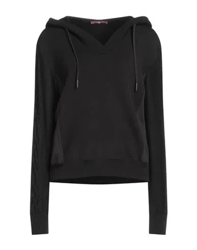 High Woman Sweater Black Size Xl Wool, Acrylic, Nylon, Elastane