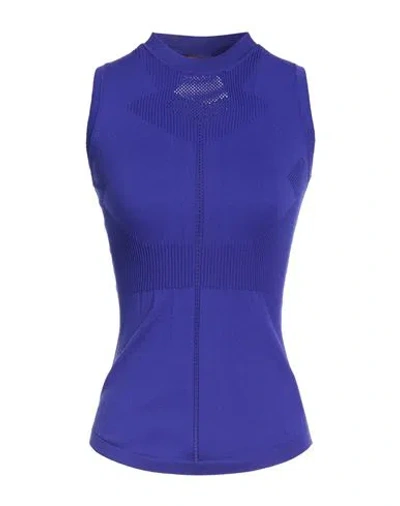 High Woman Sweater Bright Blue Size L Nylon