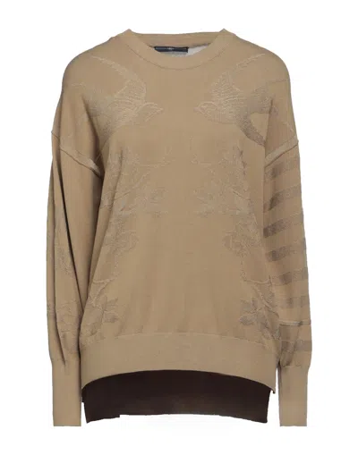 High Sweaters In Beige