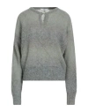 High Woman Sweater Sage Green Size L Alpaca Wool, Wool, Nylon In Sage Green
