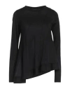 High Woman T-shirt Black Size M Wool, Rayon, Cupro
