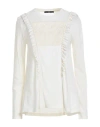 High Woman T-shirt Ivory Size Xl Wool In White