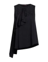 High Woman Top Black Size 10 Polyamide, Elastane