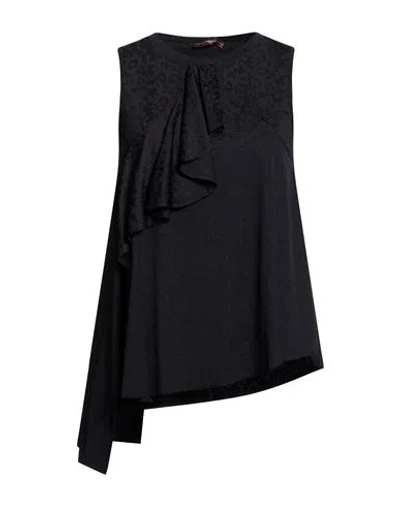 High Woman Top Black Size 10 Polyamide, Elastane