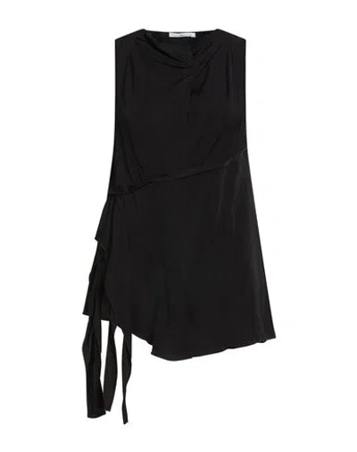 High Woman Top Black Size 10 Viscose