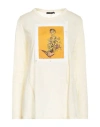 High Woman Top Ivory Size S Wool, Viscose, Cupro In White