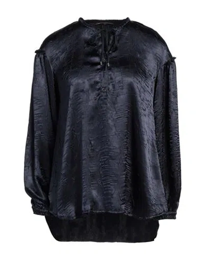 High Woman Top Midnight Blue Size 8 Polyester