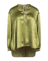 High Woman Top Military Green Size 12 Polyester