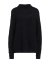 High Woman Turtleneck Midnight Blue Size Xl Virgin Wool, Nylon, Wool, Alpaca Wool