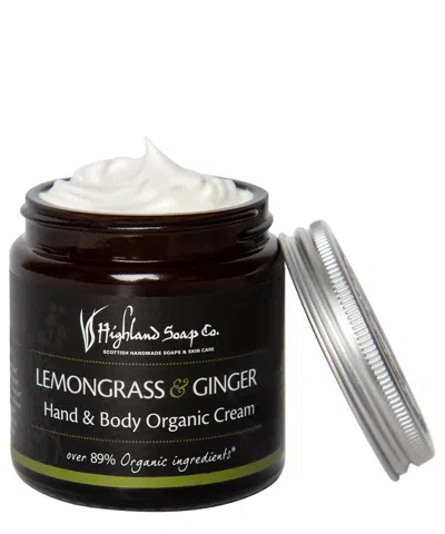 Highland Soap Co. Lemongrass &amp; Ginger Hand &amp; Body Cream 120 ml In White