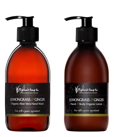 Highland Soap Co. Lemongrass &amp; Ginger Hand Care Gift Set In White