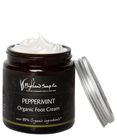Highland Soap Co. Peppermint Foot Cream 120 ml In White