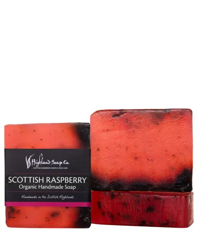 Highland Soap Co. Wild Scottish Raspberry Solid Soap 150 G In Red