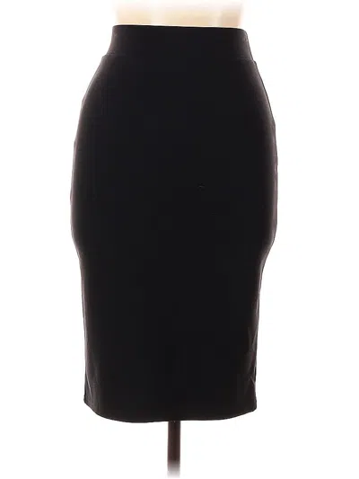 Pre-owned Highlights Formal Skirt In Black