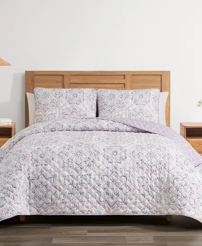 Highline Bedding Co. Adara 3-pc. Quilt Set, Full/queen In Lilac